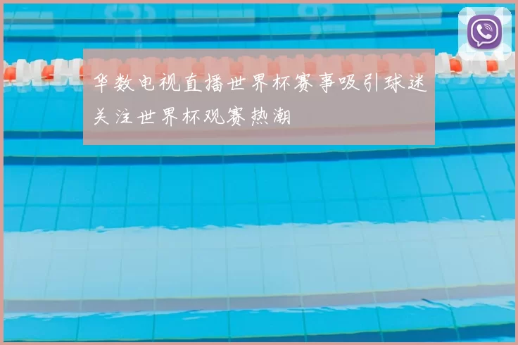 华数电视直播世界杯赛事吸引球迷关注世界杯观赛热潮