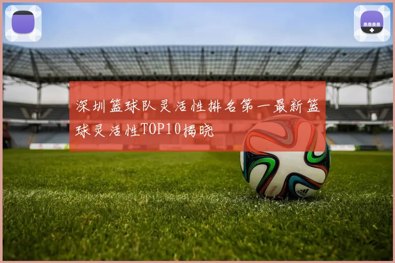 深圳篮球队灵活性排名第一最新篮球灵活性TOP10揭晓